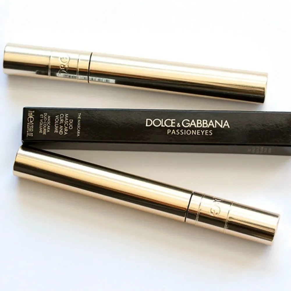 Dolce & Gabanna Passioneyes Waterproof Duo Mascara Curl And Volume In Terra